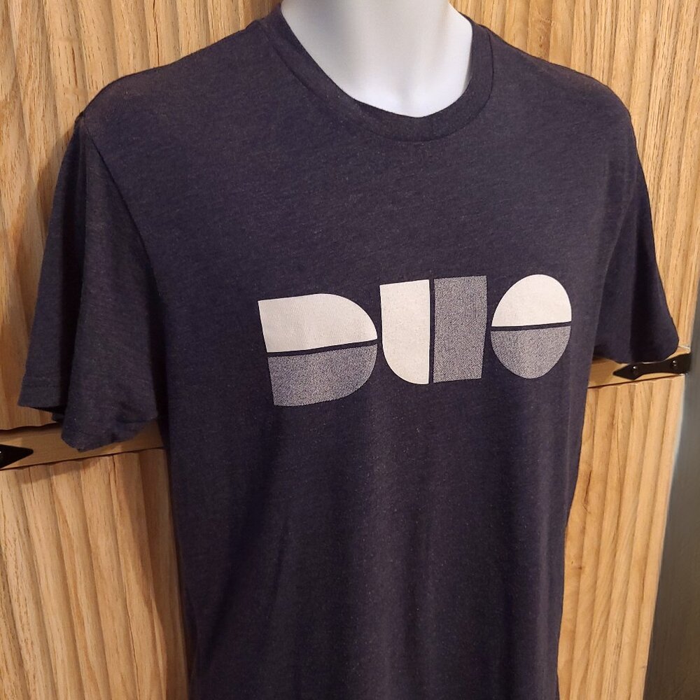 Next Level "DUO" Logo Tee Shirt - Heather Charcoal - Size M - Picture 4 of 10